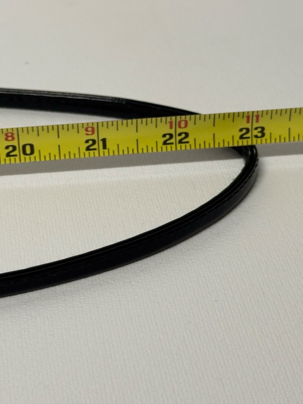 Bechamel Black Patent Leather Crossbody Bag Minimalist Glossy Shoulder Purse - Picture 11 of 11